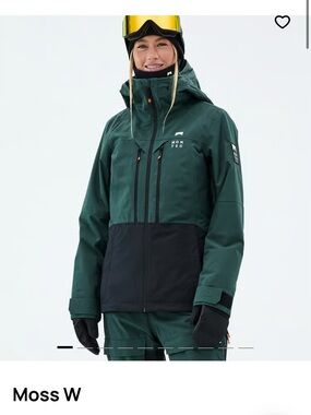 Montec Moss W Women's Forest Green and Black Ski Jacket